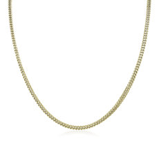 NEW 22" Men's Franco Chain in 14k Yellow Gold (2.5 mm)