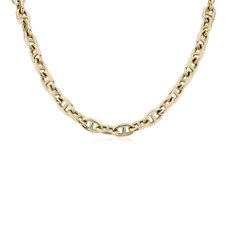 18" Mariner Link Necklace in 14k Yellow Gold (8 mm)