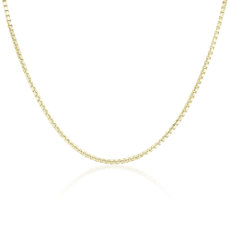 22&quot; Box Chain in 14k Yellow Gold (1.9 mm)
