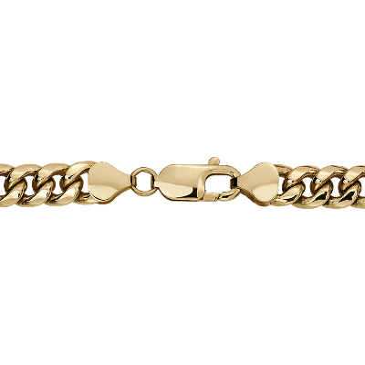 Closeup view of the bracelet clasp