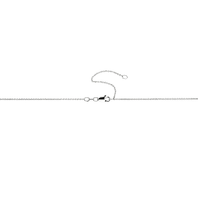 Closeup view of the bracelet clasp