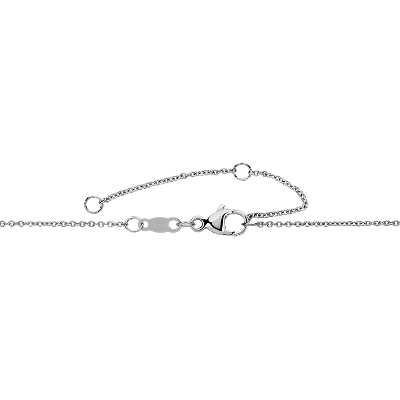 Closeup view of the bracelet clasp