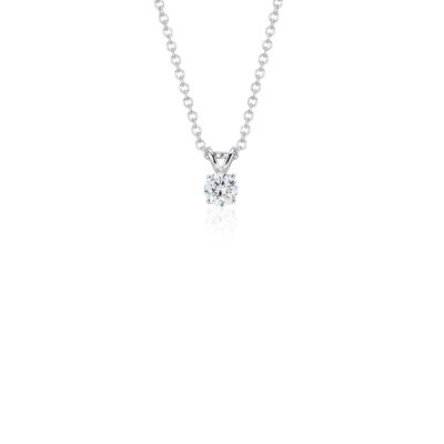 White gold pendant