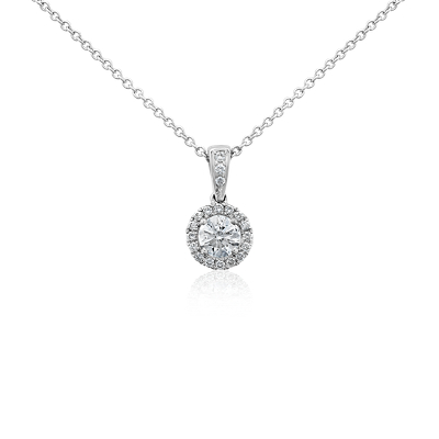White gold pendant