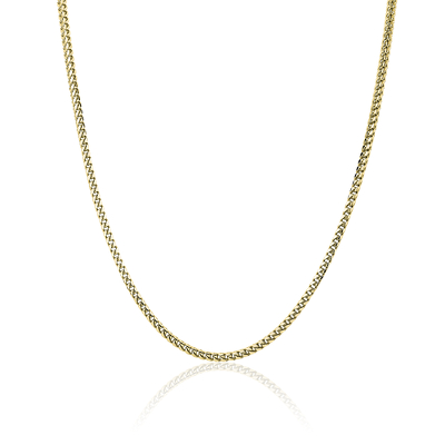 50,8cm Collar de cadena Franco para hombre en amarillo sólido de 14k (2,4 mm) | Nile