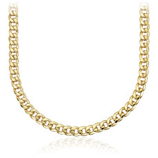 22" Miami Cuban Link Chain in 14k Yellow Gold (6 mm)
