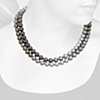 Gradient Tahitian Cultured Pearl Strand in 18k White Gold - 39.5