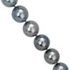 15-17mm Grey Tahitian Strand Necklace with Diamond Clasp