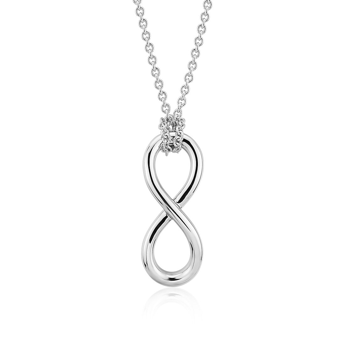 Infinity Pendant in Sterling Silver