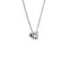 Lab Grown Diamond Floating Solitaire Pendant in 14k White Gold (1/2 ct. tw.)