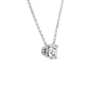 Lab Grown Diamond Floating Solitaire Pendant in 14k White Gold (0.96 ct. tw.)
