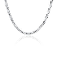 NEW Marquise Diamond Weave Necklace in 14k White Gold (18 3/4 ct. tw.)