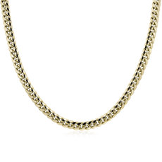 22&quot; Miami Cuban Link Chain in 14k Yellow Gold (6.35 mm)