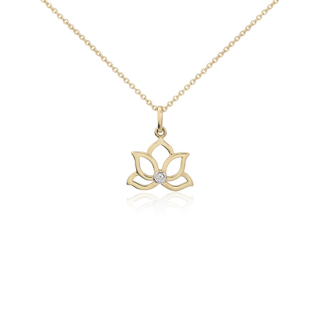 Gold lotus necklace walmart com online shopping