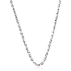 Rope Chain in 14k White Gold (1.15 mm)
