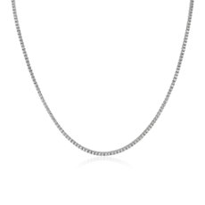 NEW Round Diamond 30" Eternity Necklace in 14k White Gold (9.25 ct. tw.)