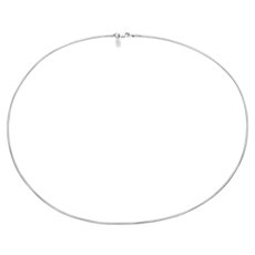18" Snake Chain Necklace in Sterling Silver (1.5 mm)