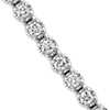 Straight Eternity Necklace in 14k White Gold (7 ct. tw.)