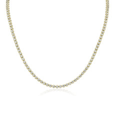 NEW Straight Eternity Necklace in Yellow Gold (5 ct. tw.)