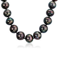 Tahitian Pearl Necklace in 18k White Gold (15-17mm)