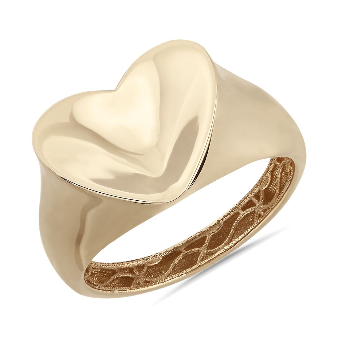 Heart Ring in 14k Yellow Gold