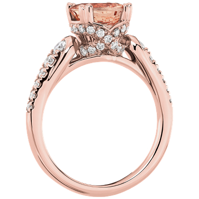 Side profile view of ring