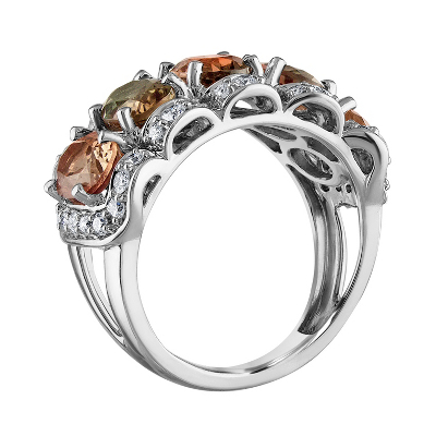 Side profile view of ring