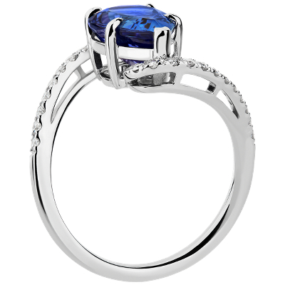 Side profile view of ring