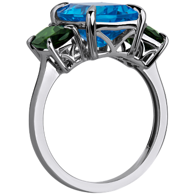 Side profile view of ring