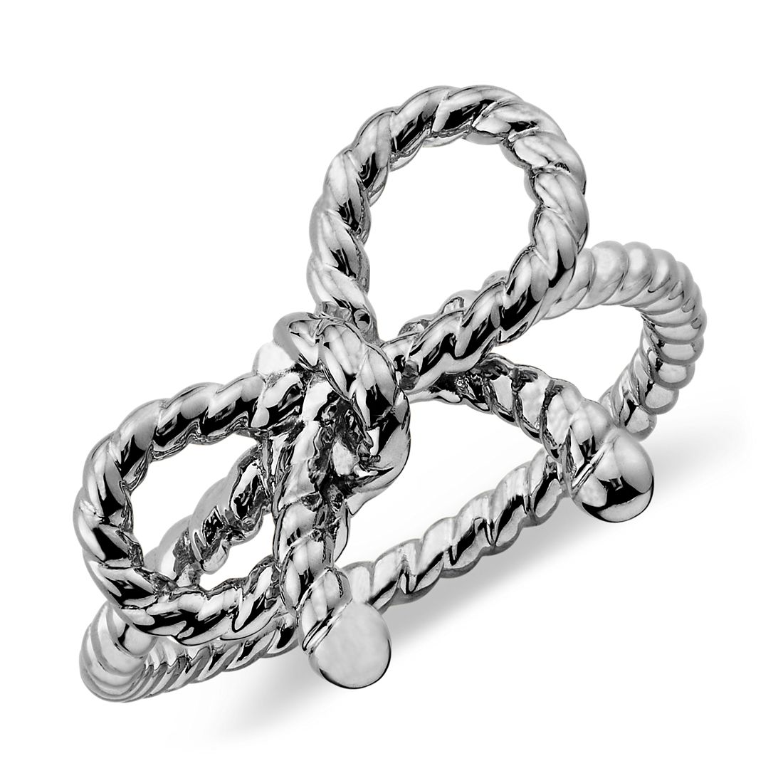 Forget-Me-Knot Ring in Sterling Silver