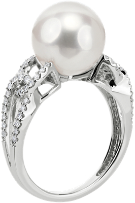 Side profile view of ring