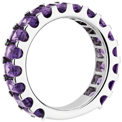 Side profile view of ring