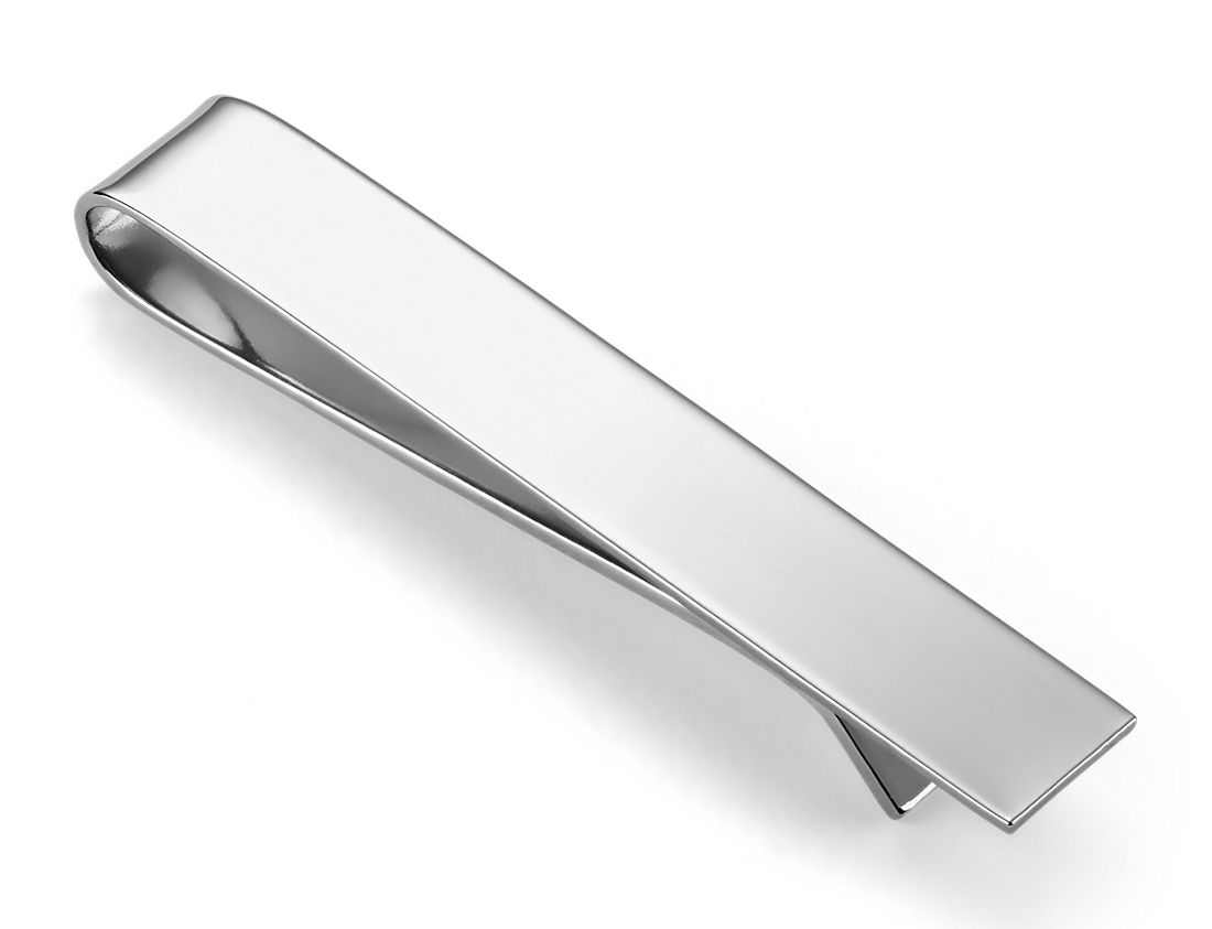 Stainless Steel Polished Tie Clip 