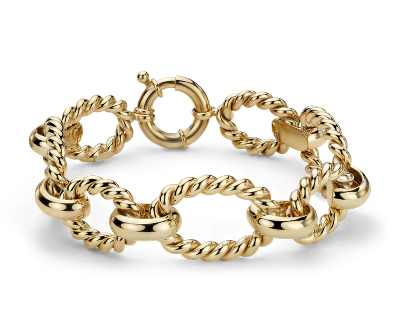 14k italy gold bracelet