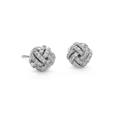 white gold earrings