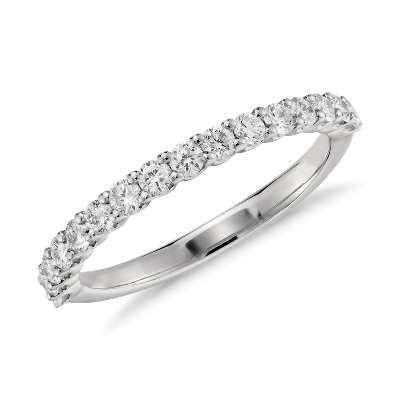 Luna Diamond Ring In Platinum 1 3 Ct Tw Blue Nile