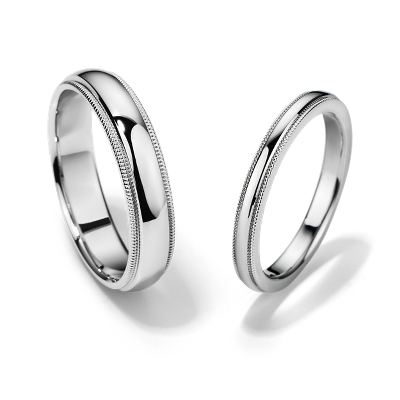 Artesano Exquisito Remolque Conjunto de anillos de bodas para parejas | Blue Nile