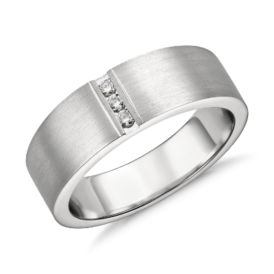 Modern Channel Diamond Ring In Platinum 1 12 Ct Tw Blue Nile