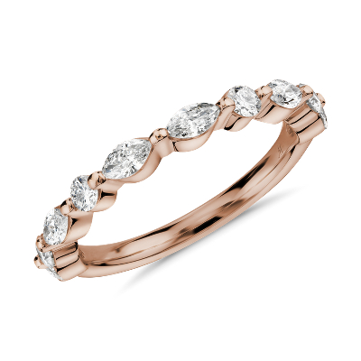 Monique Lhuillier Marquise Diamond Ring In 18k Rose Gold 3 4 Ct