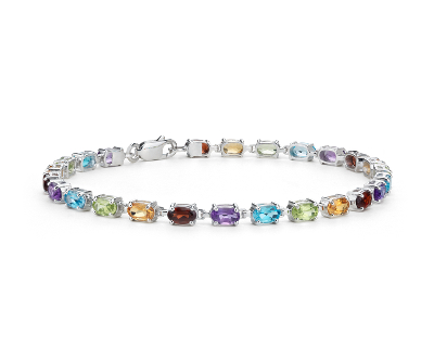sterling silver bracelets with stones