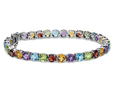 sterling silver bracelets with stones