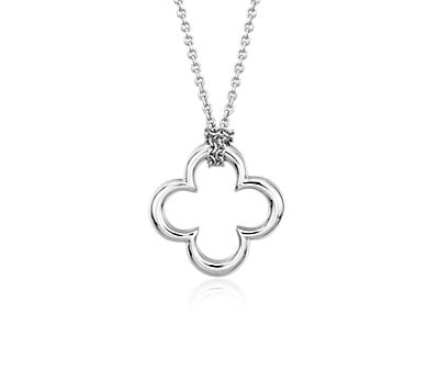 Open Clover Pendant in Sterling Silver Open Clover Pendant in Sterling Silver