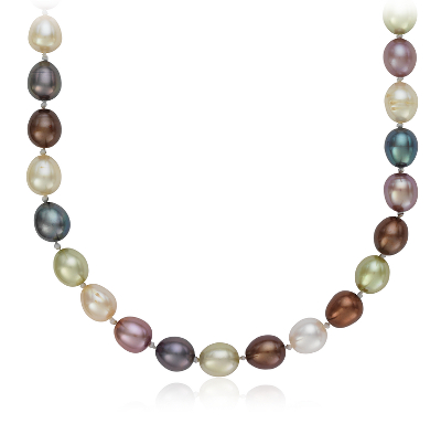 Aurora Oval Freshwater Cultured Pearl Necklace with ... (1100 x 950 Pixel)