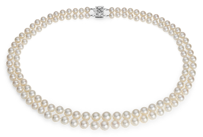 double strand pearl necklace