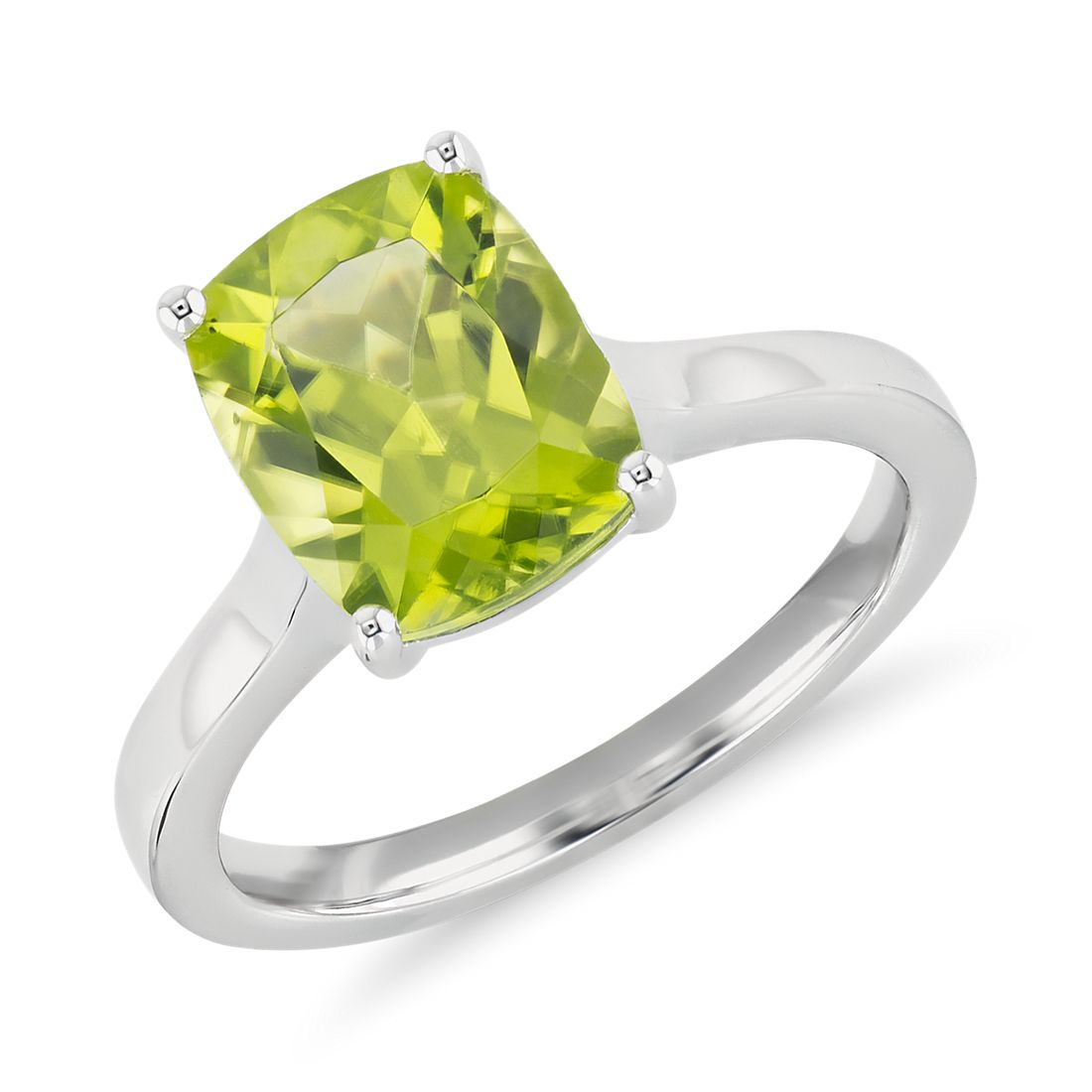 Peridot Cushion Cocktail Ring by Blue Nile