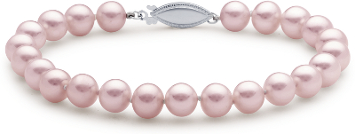 pink pearl bracelet