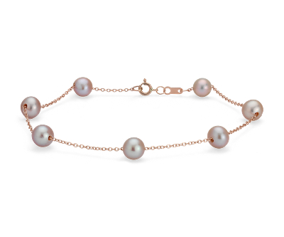 pink pearl bracelet