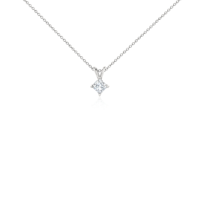 Princess-Cut Diamond Pendant in Platinum (1/2 ct. tw