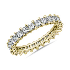 NEW Princess Cut Diamond Eternity Ring in 18k Yellow Gold (1.76 ct. tw.)
