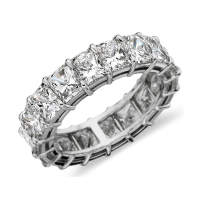 Radiant-Cut Diamond Eternity Ring in Platinum (8 ct. tw